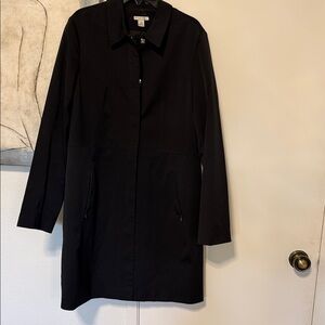Halogen Black Trench Coat